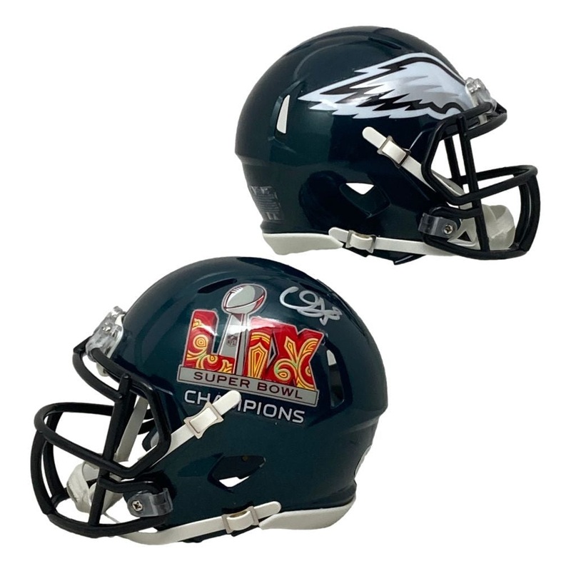 CJ Gardner-Johnson Signed Philadelphia Eagles Super Bowl 59 Mini Helmet BAS