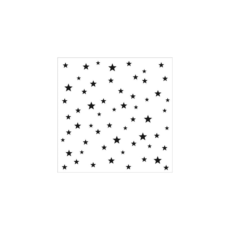 Crafter’s Workshop Template 6X6 Starry Stars