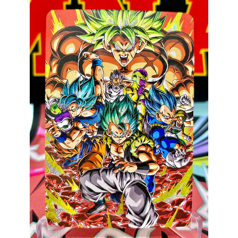 DBAC2-35 Gogeta, Broly, Goku, & Vegeta Art Card