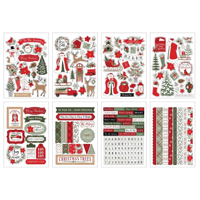 Echo Park Sticker Book Christmas Time