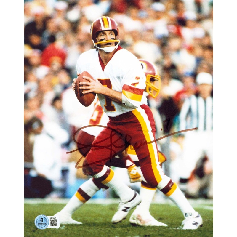 Redskins Joe Theismann Authentic Signed 8×10 Vertical Photo BAS #BR29356