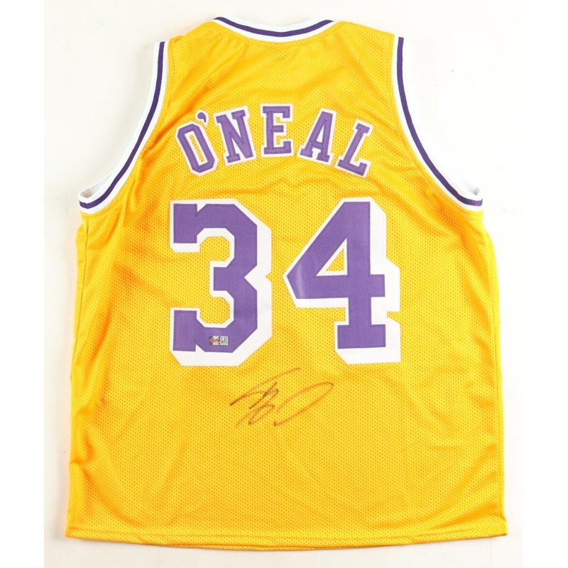 Shaquille O’Neal Signed Los Angeles Lakers Jersey (PIA Hologram) 4xNBA Champion