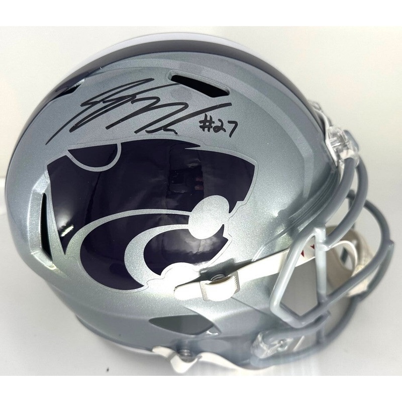Wildcats JORDY NELSON Signed Full Size Kansas State Replica Speed Helmet AUTO