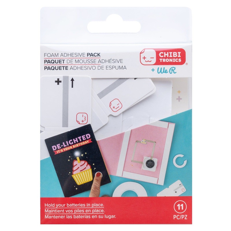 Chibitronics Foam Adhesive Pack for Light-up Cards – 11pc