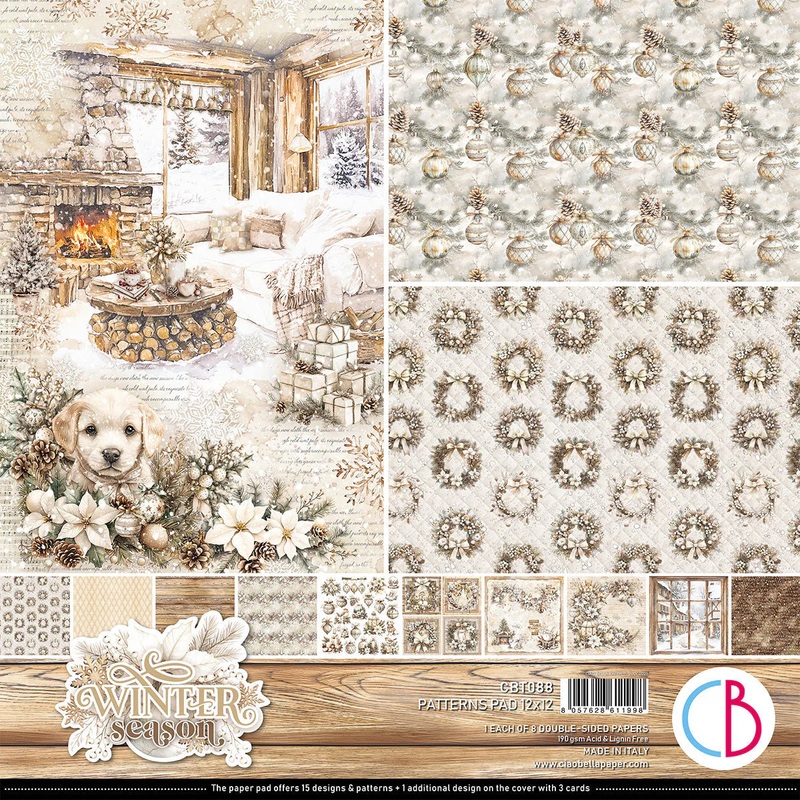 Ciao Bella – Winter Season Patterns Pad 12×12 8/Pkg