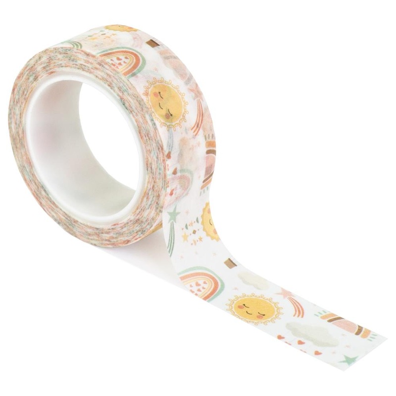 Echo Park Our Baby Girl Washi Tape 30′ Sweetest Sky, Our Baby Girl