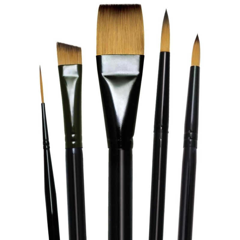 Majestic Watercolor Deluxe Brush Set 5/Pkg