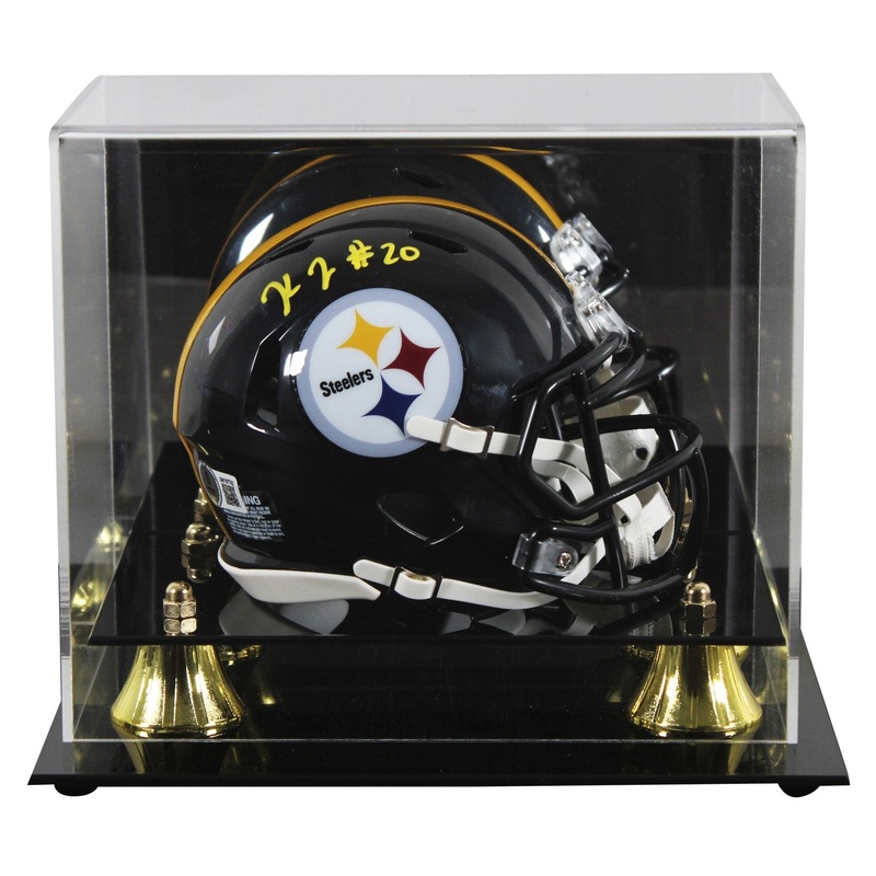 Steelers Kaleb Johnson Authentic Signed Speed Mini Helmet W/ Case BAS Witnessed