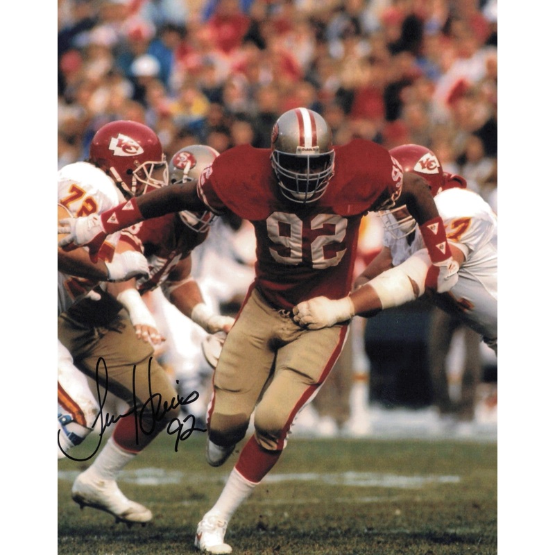 Tim Harris Autographed Signed 8×10 Photo San Francisco 49ers SKU #244811