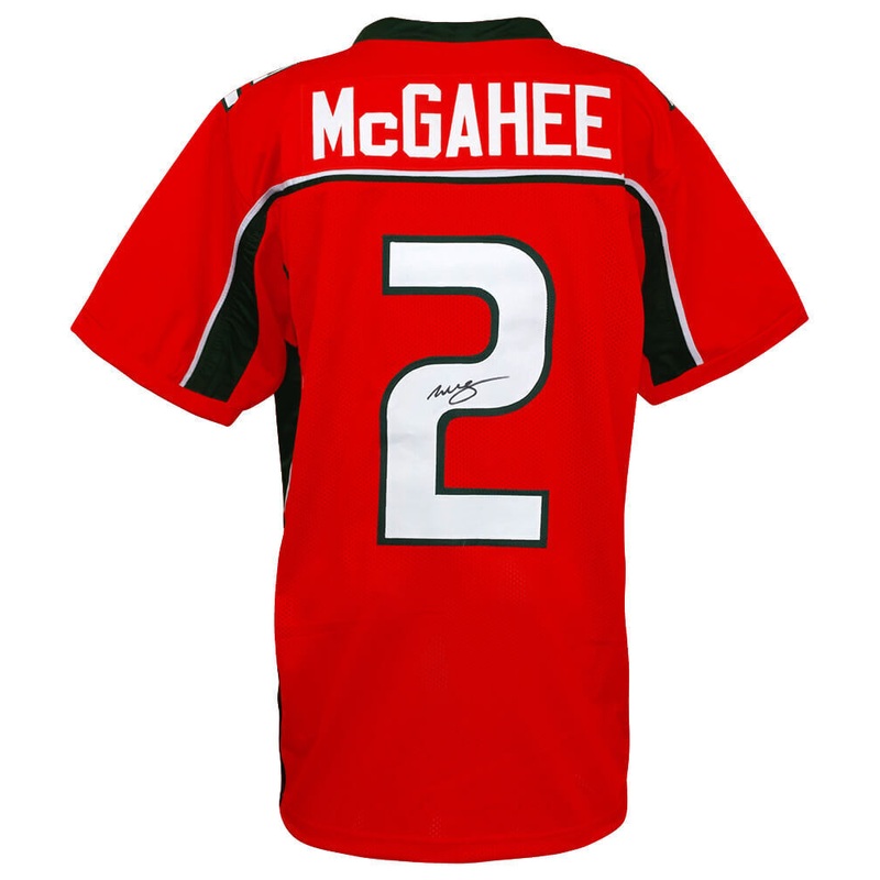 Willis McGahee Signed Orange Custom College Football Jersey – (SCHWARTZ COA)