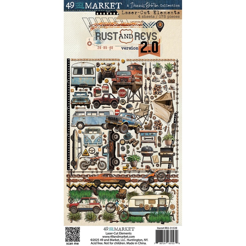 49 and Market Rust & Revs 2.0 Laser Cut Element Set