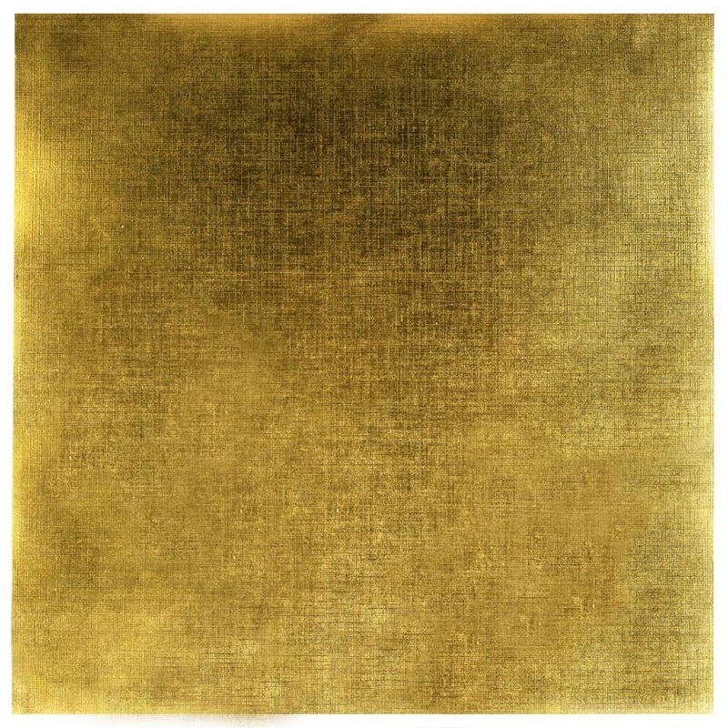 American Crafts – Single-Sided Specialty Cardstock 12X12 Metallic Gold Texture