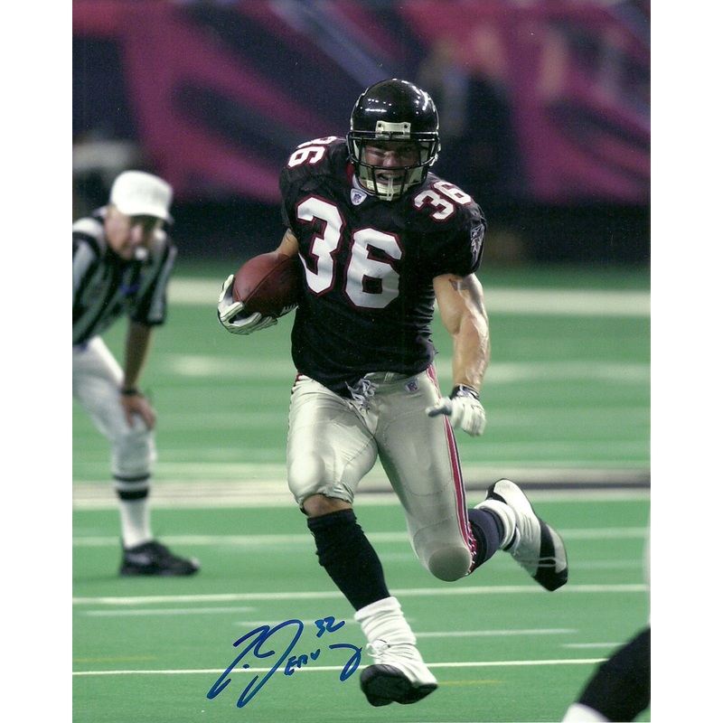 Atlanta Falcons TRAVIS JERVEY Signed 8×10 AUTO Photo #1