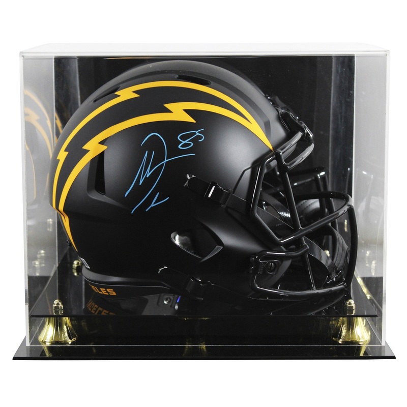 Chargers Antonio Gates Signed Eclipse Full Size Speed Rep Helmet W/ Case BAS Wit