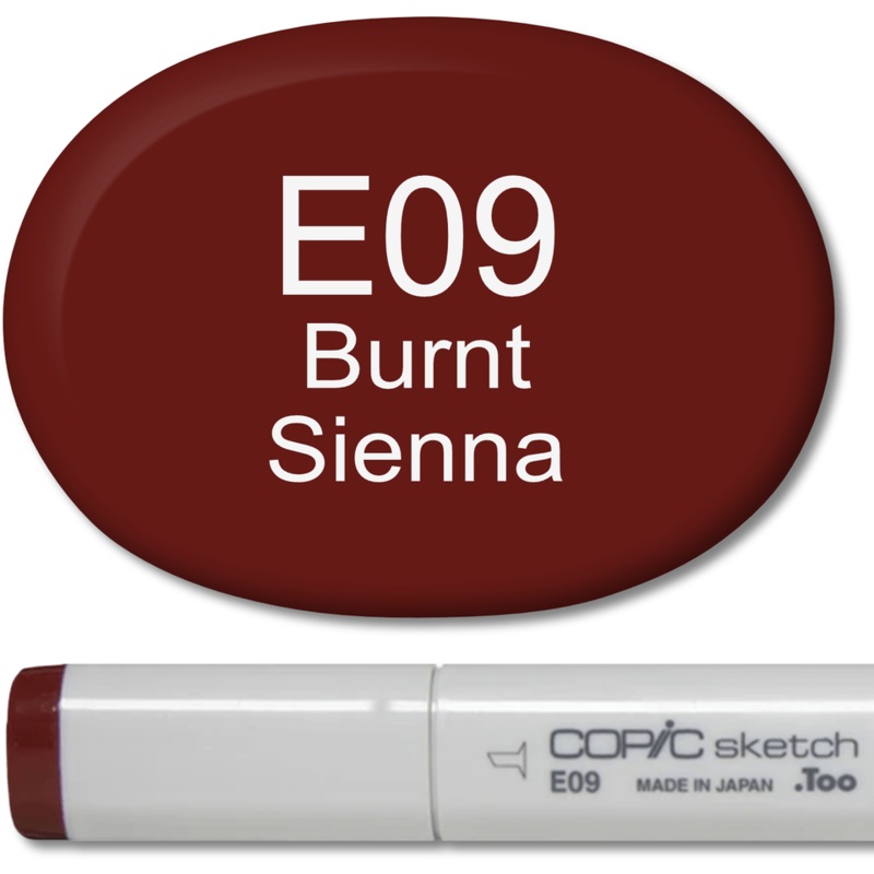 Copic Sketch Marker – E09 Burnt Sienna