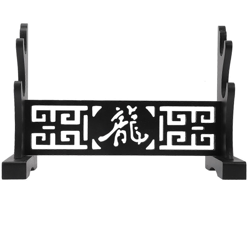 Desktop Sword Wood Sword Rack Wooden Sword Displaying Holder Flute Stand Holder