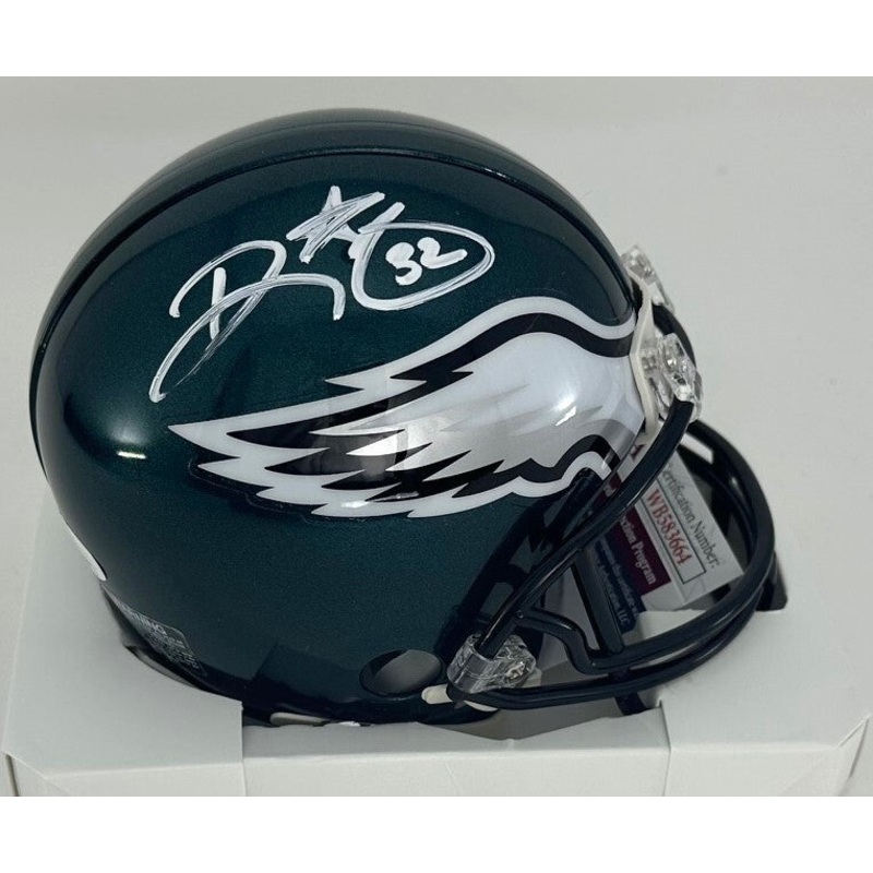 Eagles Running Back RICKY WATTERS Signed Riddell VSR4 Mini Helmet AUTO – JSA