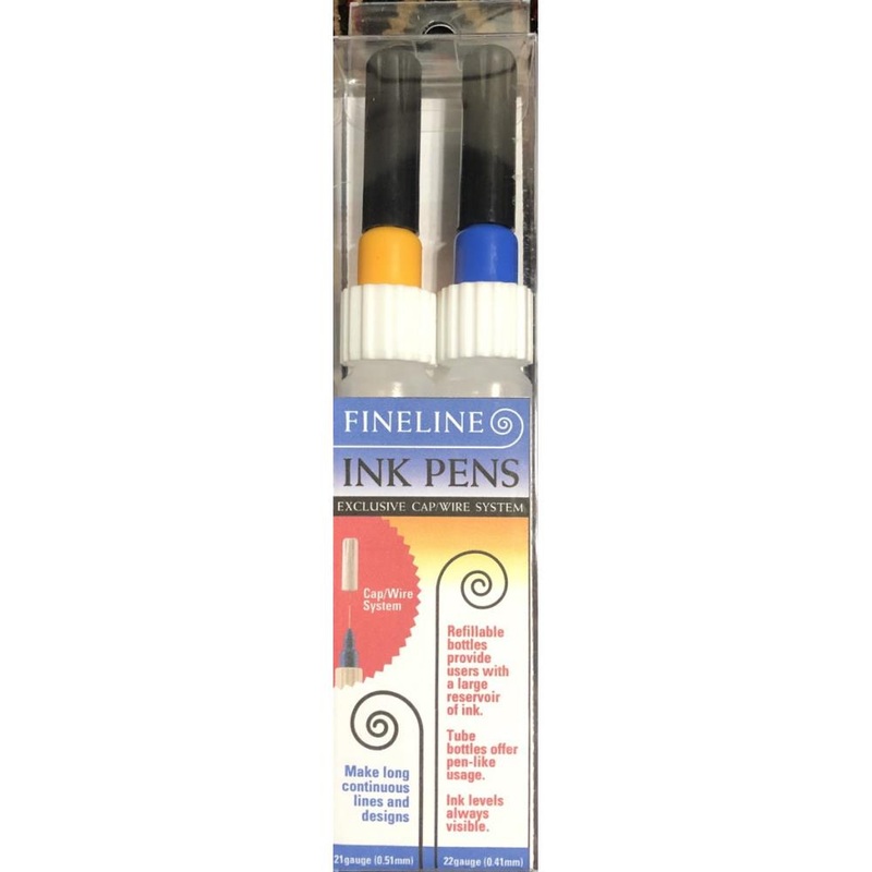 Fineline Ink Pen Applicators – Empty 2/Pkg 21 Gauge/ 22 Gauge