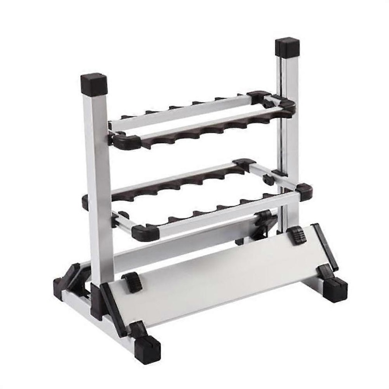 Rod Holder For Home Fishing Rods Display Rack Anti Slip Corrosion Proof Aluminium 1Set