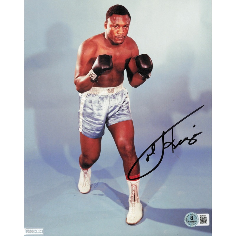 Smokin Joe Frazier Autographed Signed 8×10 Photo Beckett BAS QR #BS30791