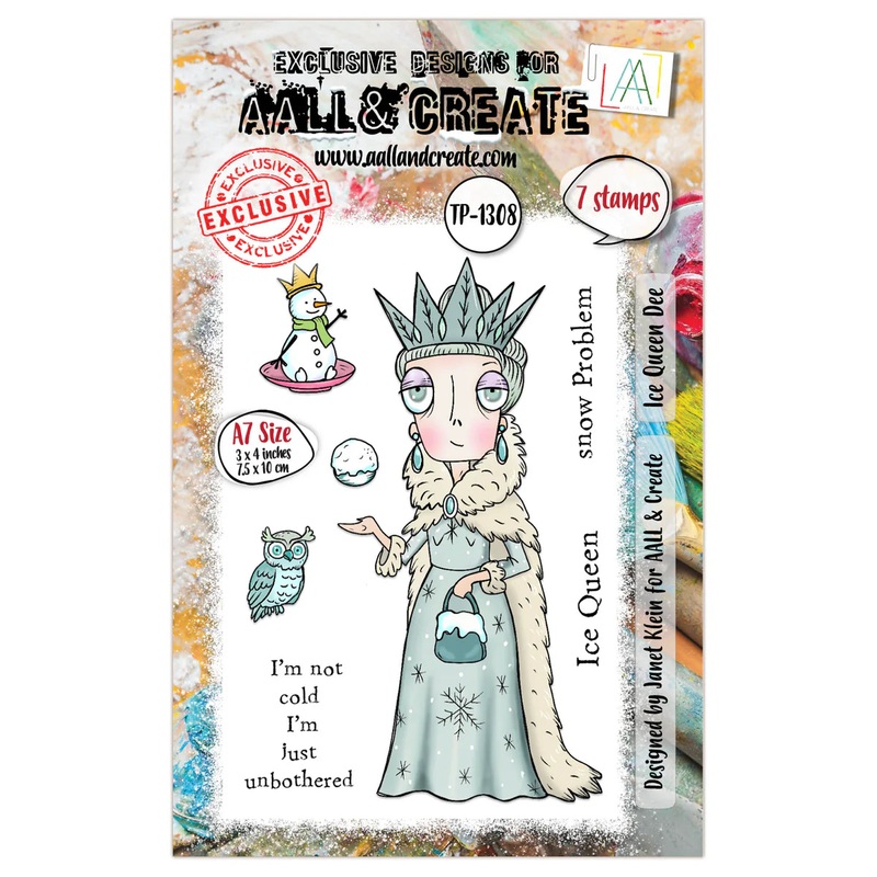 AALL and Create –  A7 Stamp Set – Ice Queen Dee #1308