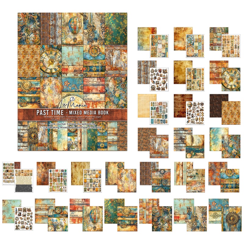 Ciao Bella Mixed Media Book A4 Maxi Past Time