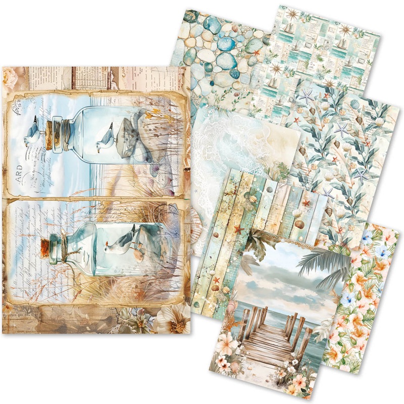 Ciao Bella Summer Days A5 Rice Paper Mixed (8pcs)