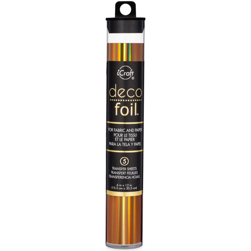 Deco Foil Specialty Transfer Sheets 6X12 5/Pkg Peach Princess