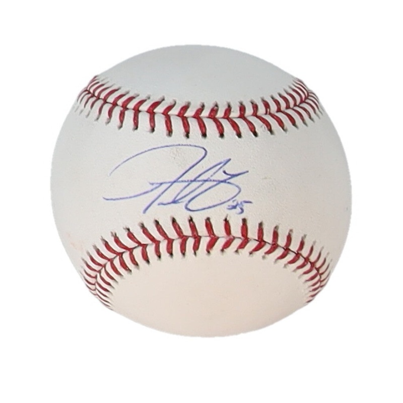 Derrek Lee Signed M.L. Baseball (JSA) Chicago Cubs / 2005 NL Batting Champion