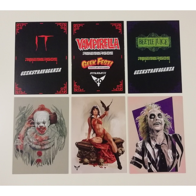 Geekstravaganza – Ruiz Burgos Exclusive 3-Card Promo Set