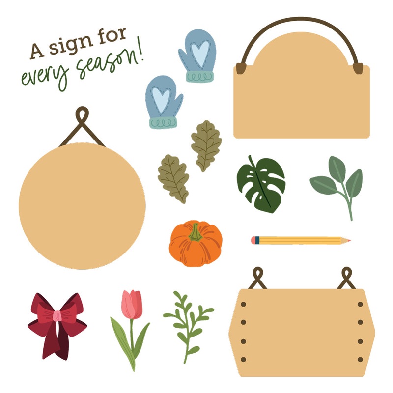 Lovely Layers: Seasonal Signs – Honey Cuts