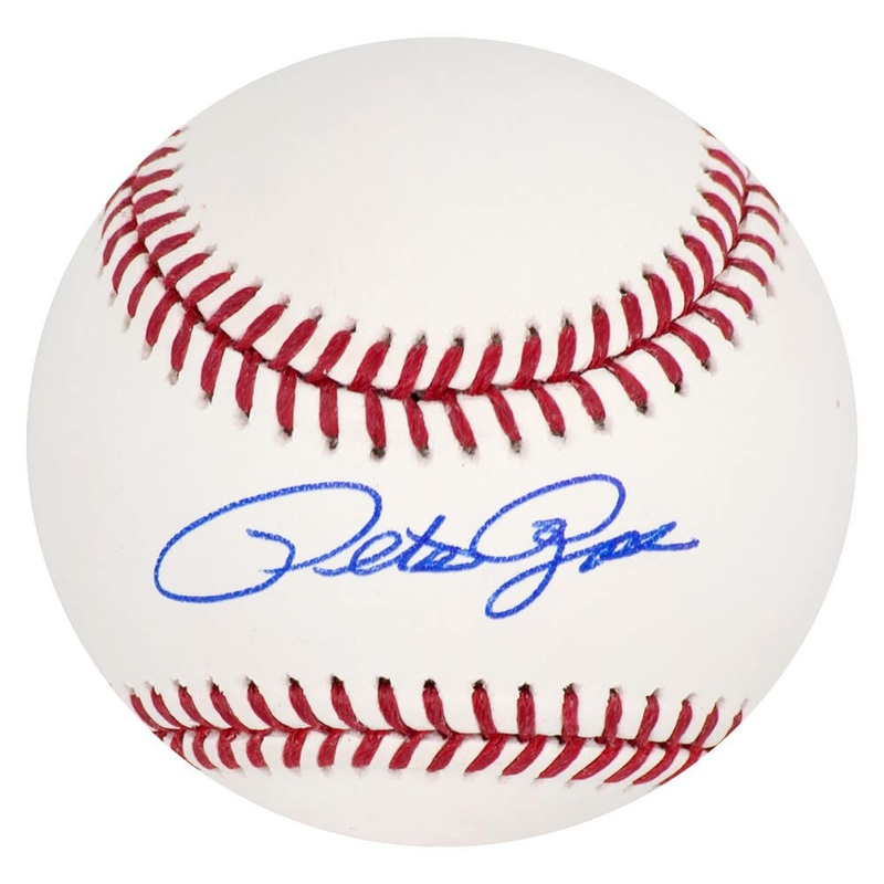Pete Rose (REDS) Signed Rawlings Official MLB Baseball – (SCHWARTZ COA)