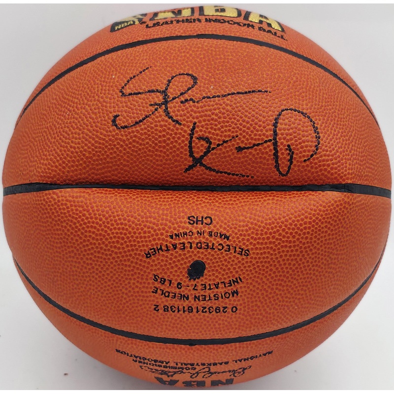 Shawn Kemp Autographed NBA Leather Basketball (Flat) JSA AZ56123