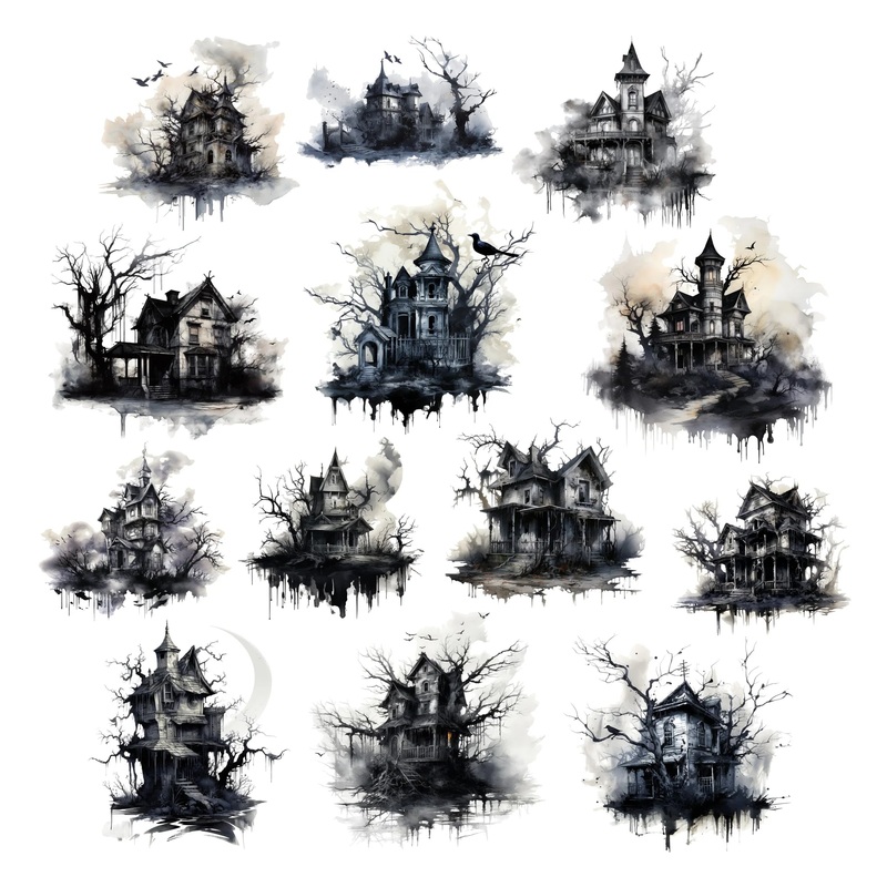 Simply Stated – Haunted House Ephemera Pack