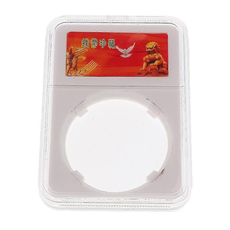Single Box Coin Capsule Holder Transparent Case for 40MM Commemorative Coin