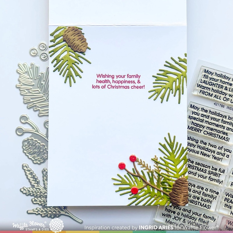 Waffle Flower x JJ Bolton Inside Sentiments – Family Holidays