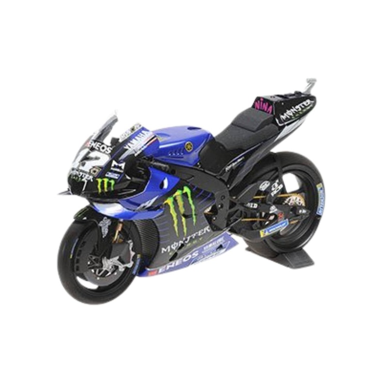 YAMAHA YZR-M1 – MONSTER ENERGY YAMAHA MOTOGP – MAVERICK VINALES – MOTOGP 2021 – 1:12 Scale Diecast Model Motorcycle