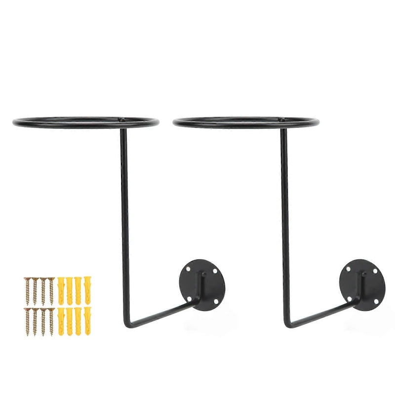 2pcs Motorcycle Helmet Holder Wall Mounted Helmet Display Rack for for Jackets Coats Hats Dancing Masks Balls