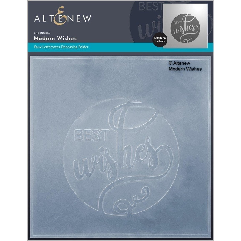 Altenew – Modern Wishes Debossing Folder