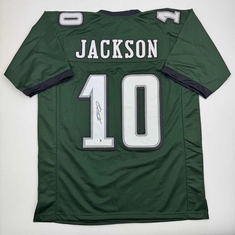 Autographed/Signed DESEAN JACKSON Philadelphia Green Football Jersey PSA/DNA COA