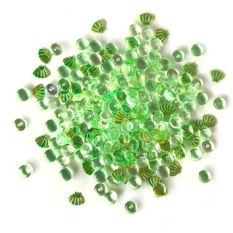 Buttons Galore Shimmerz Embellishments 18g Aquatic