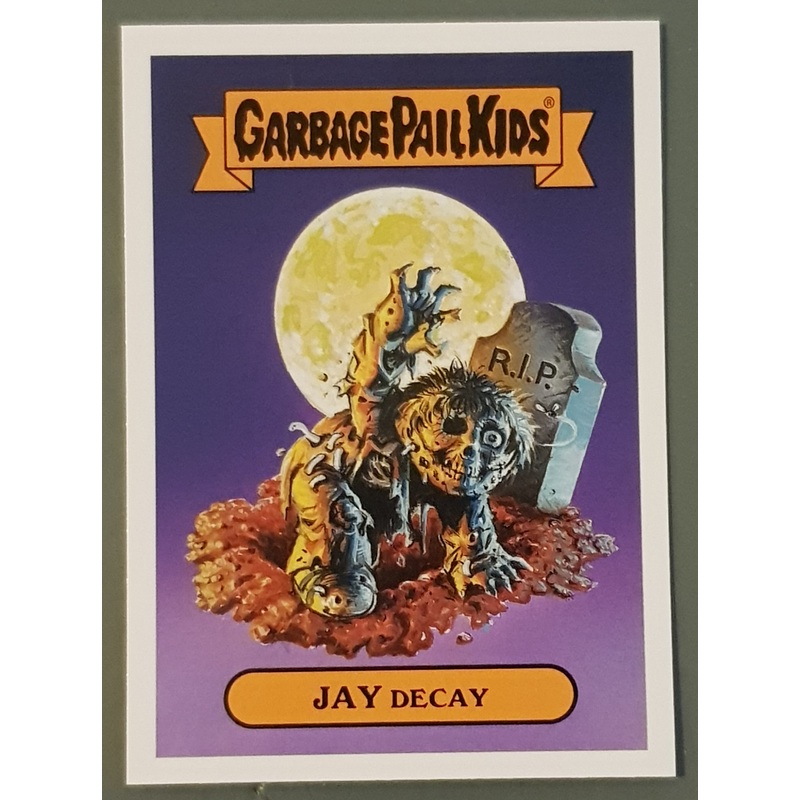 Garbage Pail Kids Oh the Horror-Ible Classic Monsters #2b – Jay Decay Trading Card