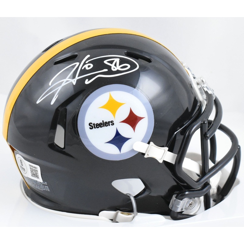 Hines Ward Signed Pittsburgh Steelers Speed Mini Helmet – Beckett W Holo *White