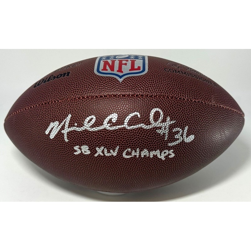 Packers NICK COLLINS Signed NFL Replica Wilson Football AUTO w/ SB Champs – JSA