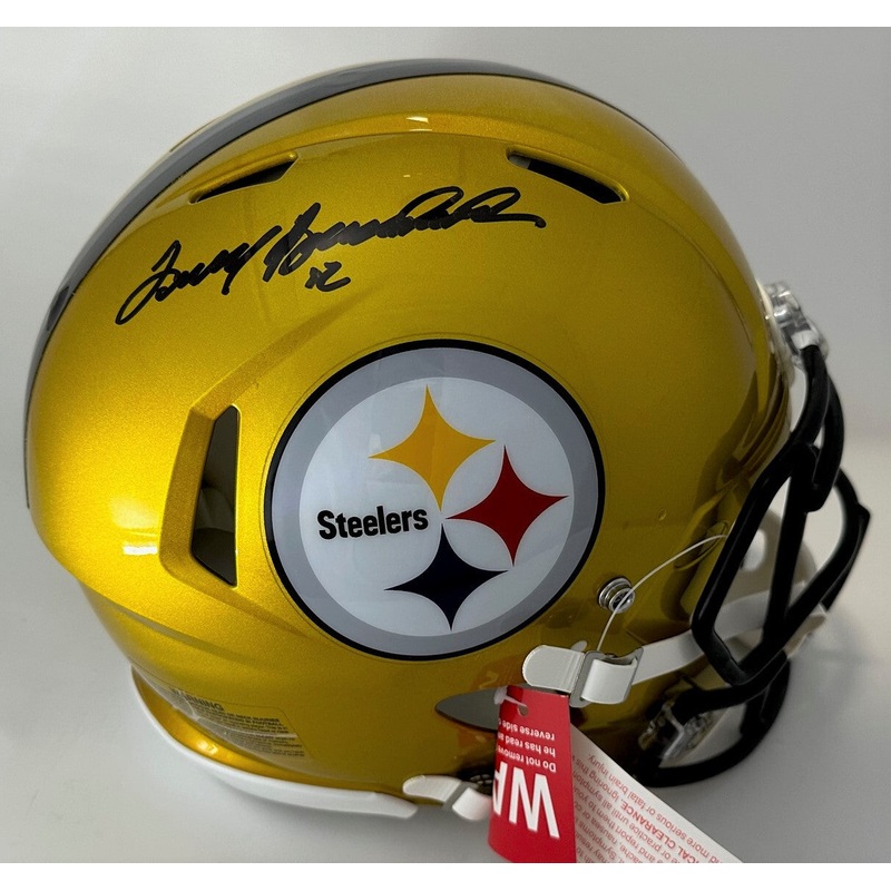 Steelers TERRY BRADSHAW Signed Full Size FLASH Authentic Speed Helmet AUTO – BAS