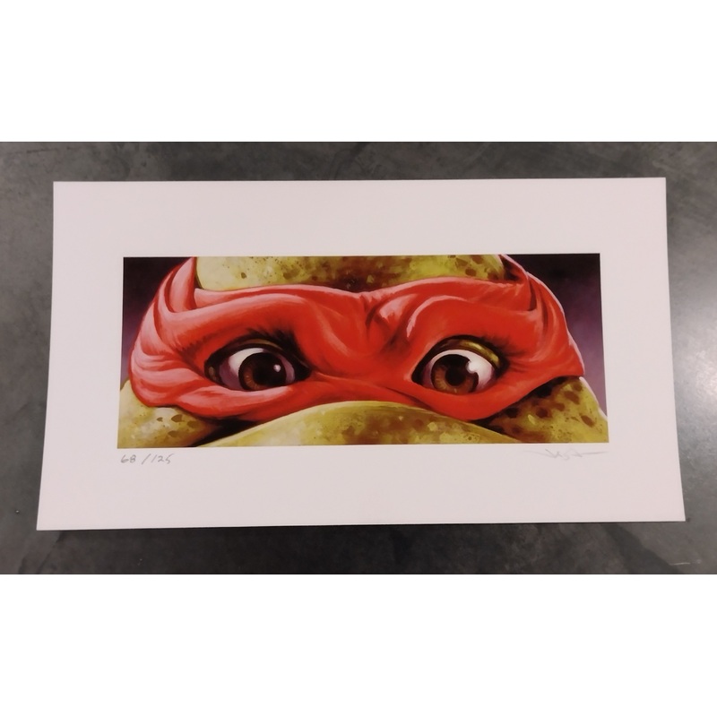 Teenage Mutant Ninja Turtles Rafael – Jason Edmiston EWAF Limited Edition /125 Signed and Numbered Gicle Print