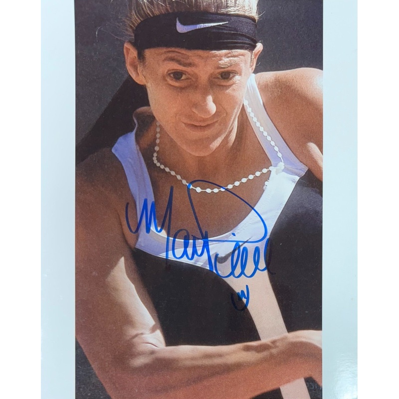 Tennis Hall of Famer MARY PIERCE Signed 8×10 Photo AUTO – JSA