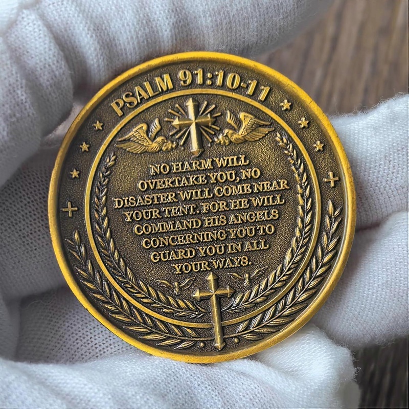 The Archangel Michael Watches Over Us Challenge Coin Collection Gift