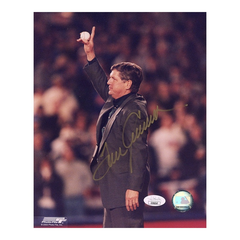 Tom Seaver Signed New York Mets Unframed 8×10 In Suit MLB Photo – Blue Ink
