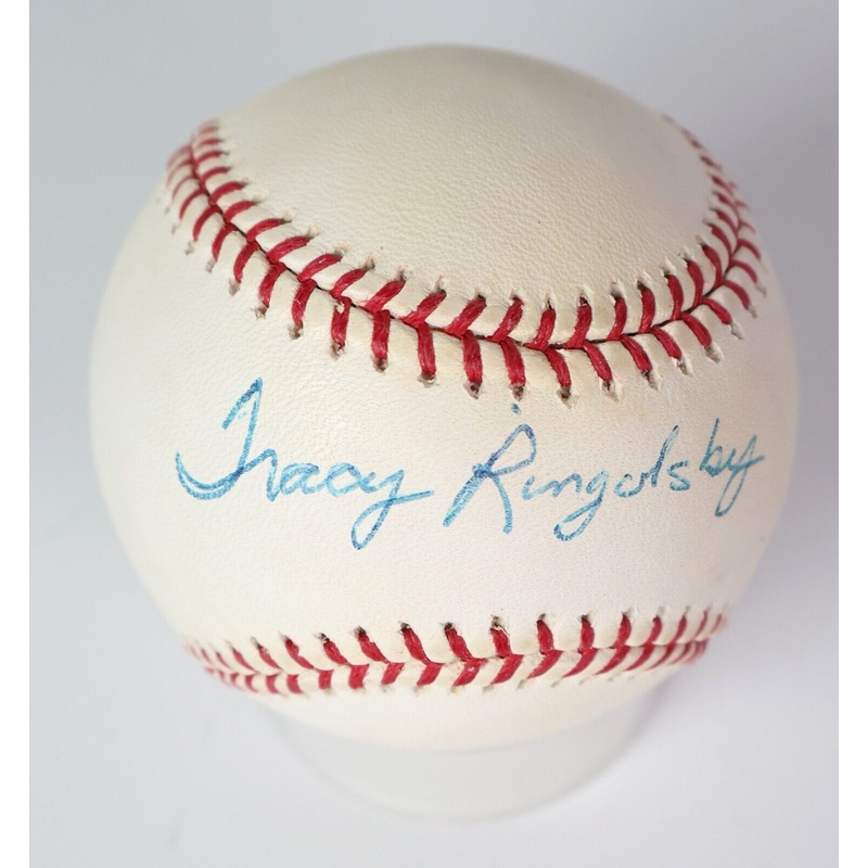 Tracy Ringolsby (HOF Baseball Writer) Autographed Official Major League Baseball